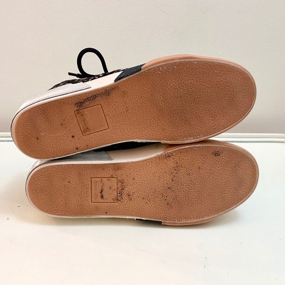 Dolce Vita Black Zoel High Top Lace Up Sneakers  Spotted Calf Hair  Size 7.5 - Picture 11 of 11